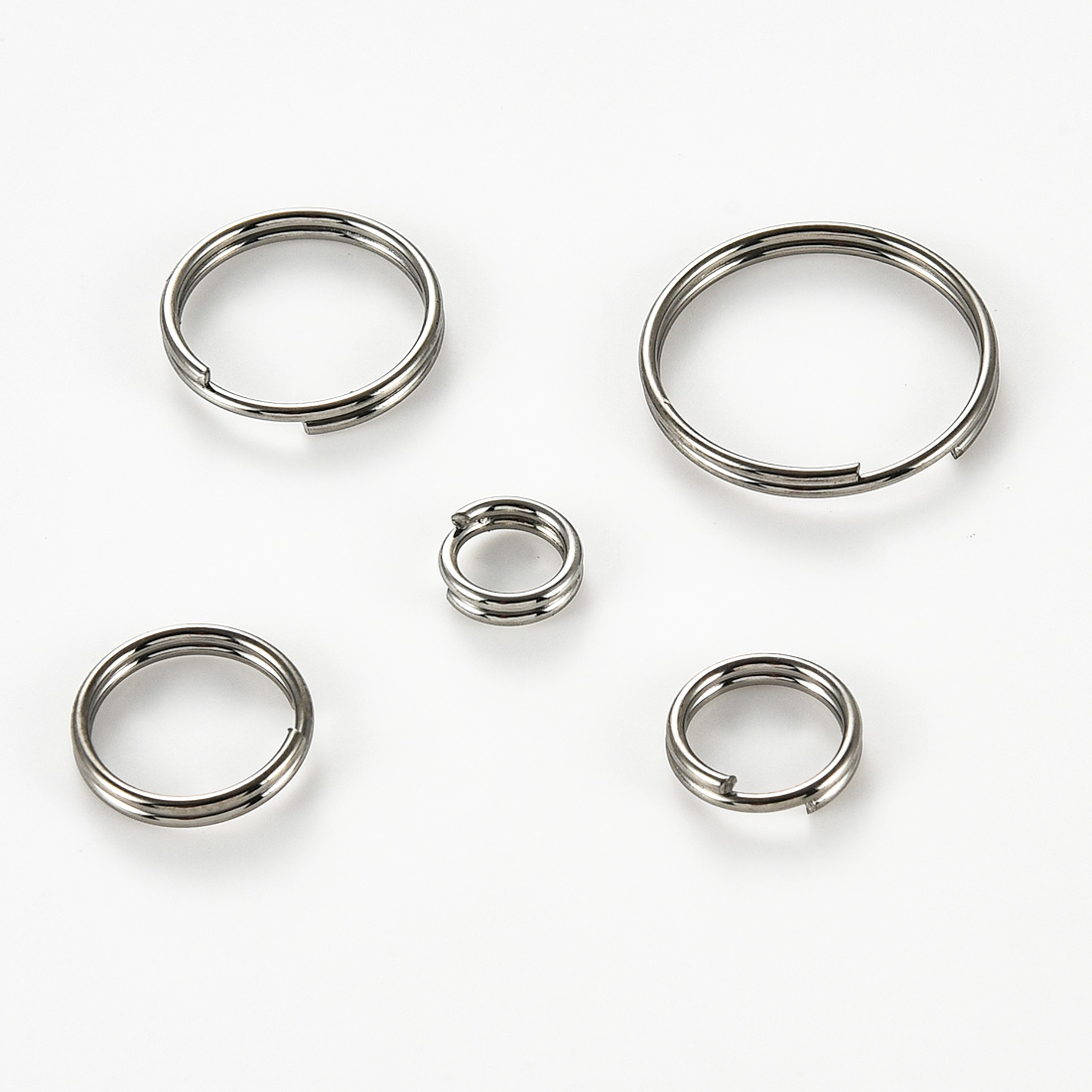 Jewelry Making Jump Rings - 100 peças de aço inoxidável mini