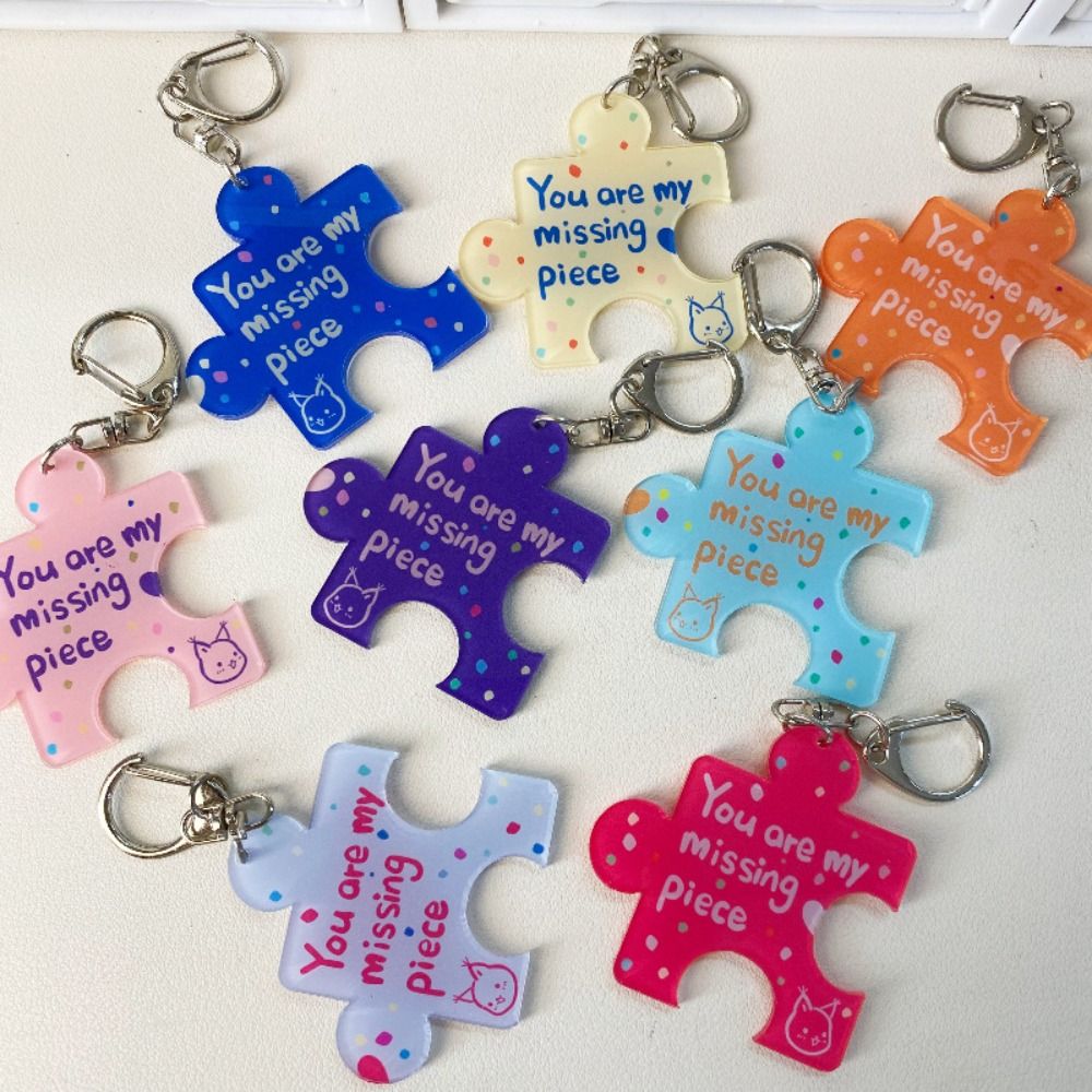 Jewelry Making Game - Criativo Puzzle Acrílico Keychain, 