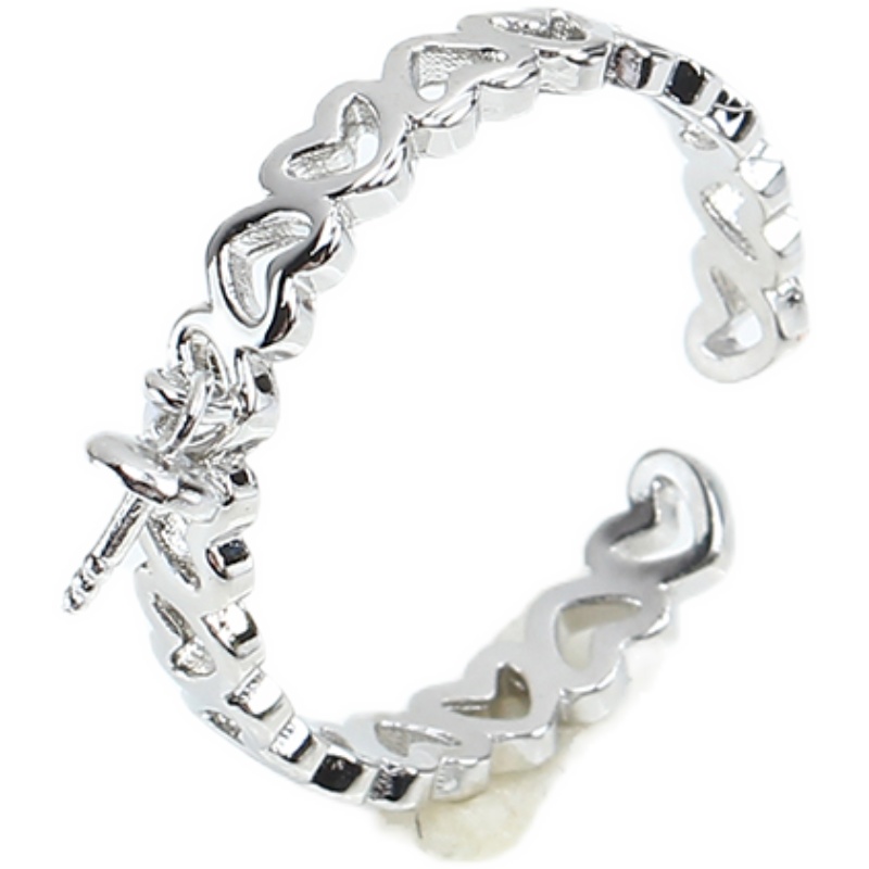 Ring Blank Adjustable - JZ075 Anel Ajustável de Cobre Banhado