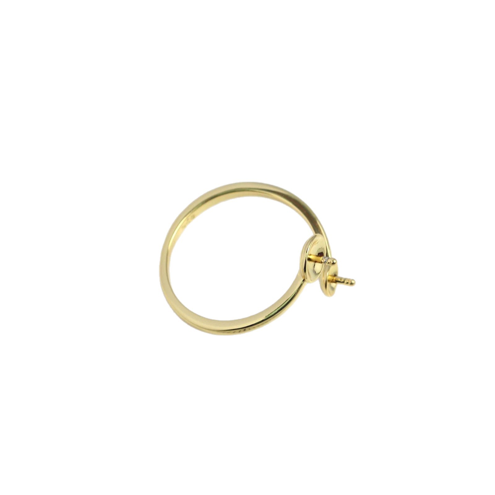 Ring Blank Adjustable - JZ008 Anel Ajustável de Pérola com