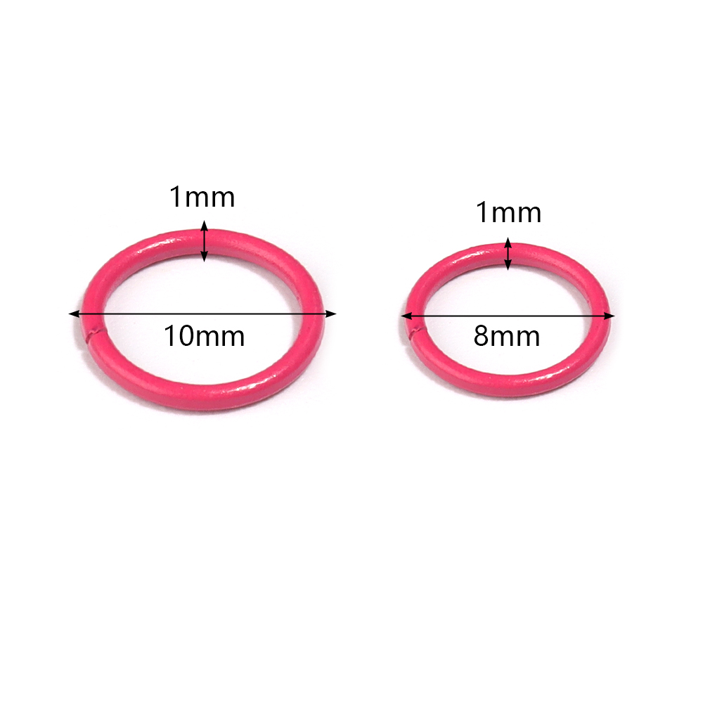 Jewelry Making Jump Rings - Anel dividido de ferro 50 peças