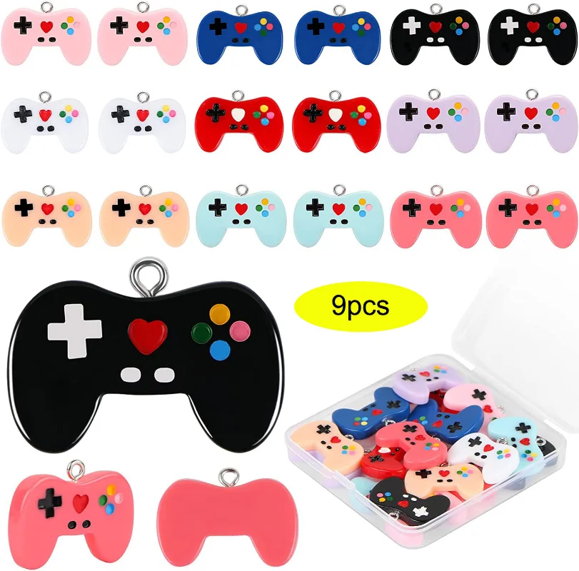 Jewelry Making Game - 9 pçs controlador de videogame encantos