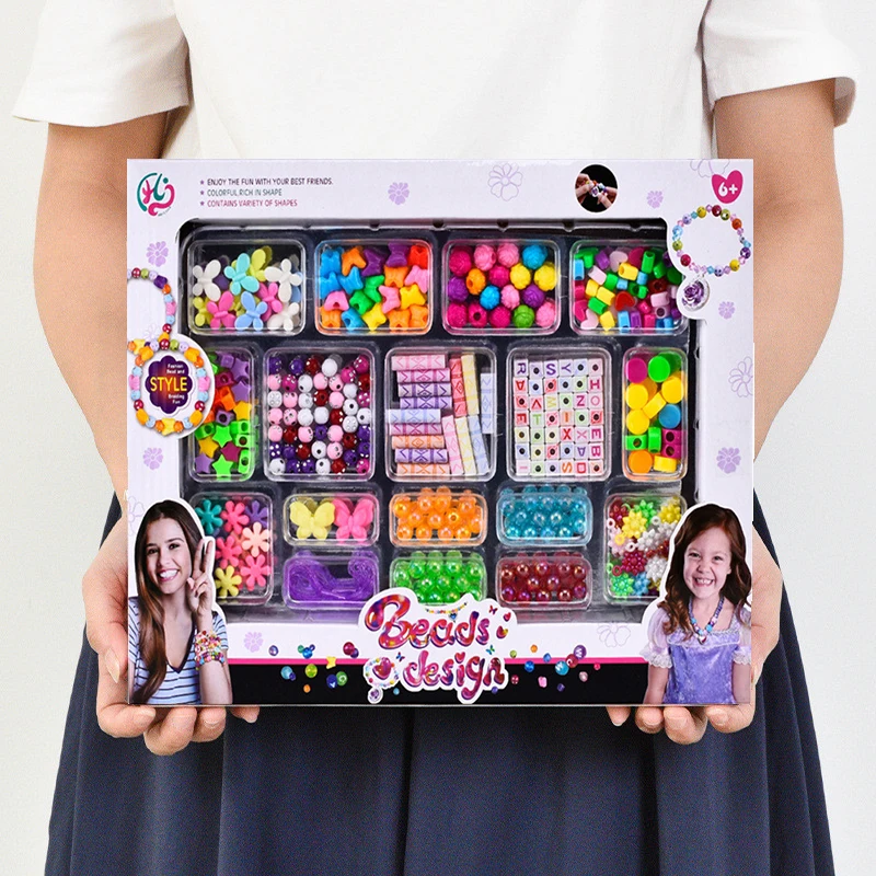 Jewelry Making Kit For Kids - Meninas diy conjunto de contas jóias