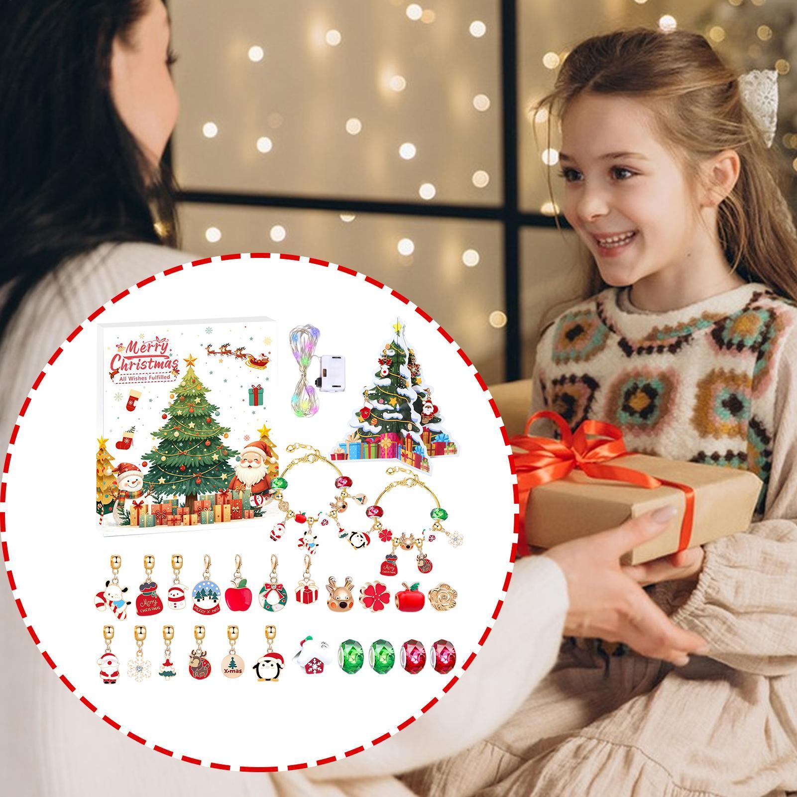 Jewelry Making Kit For Kids - Calendário advento charme natal contagem regressiva