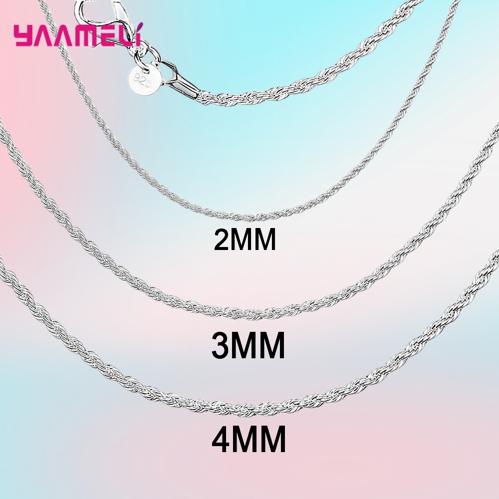 Lobster Clasp Silver - Top Venda Real Pure 925 Sterling