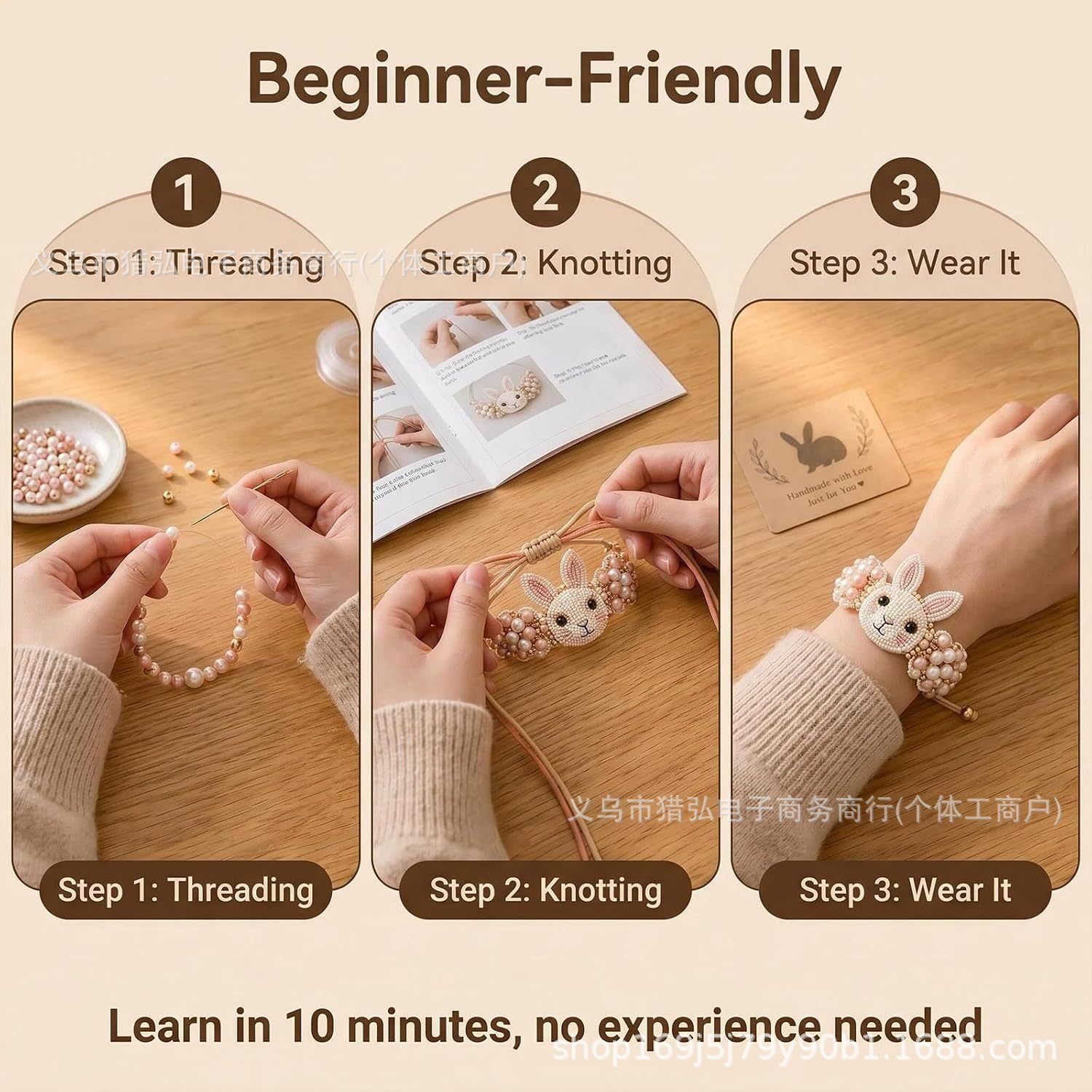 Jewelry Making For Beginners - Kit DIY para Fazer Pulseira Dachshund: