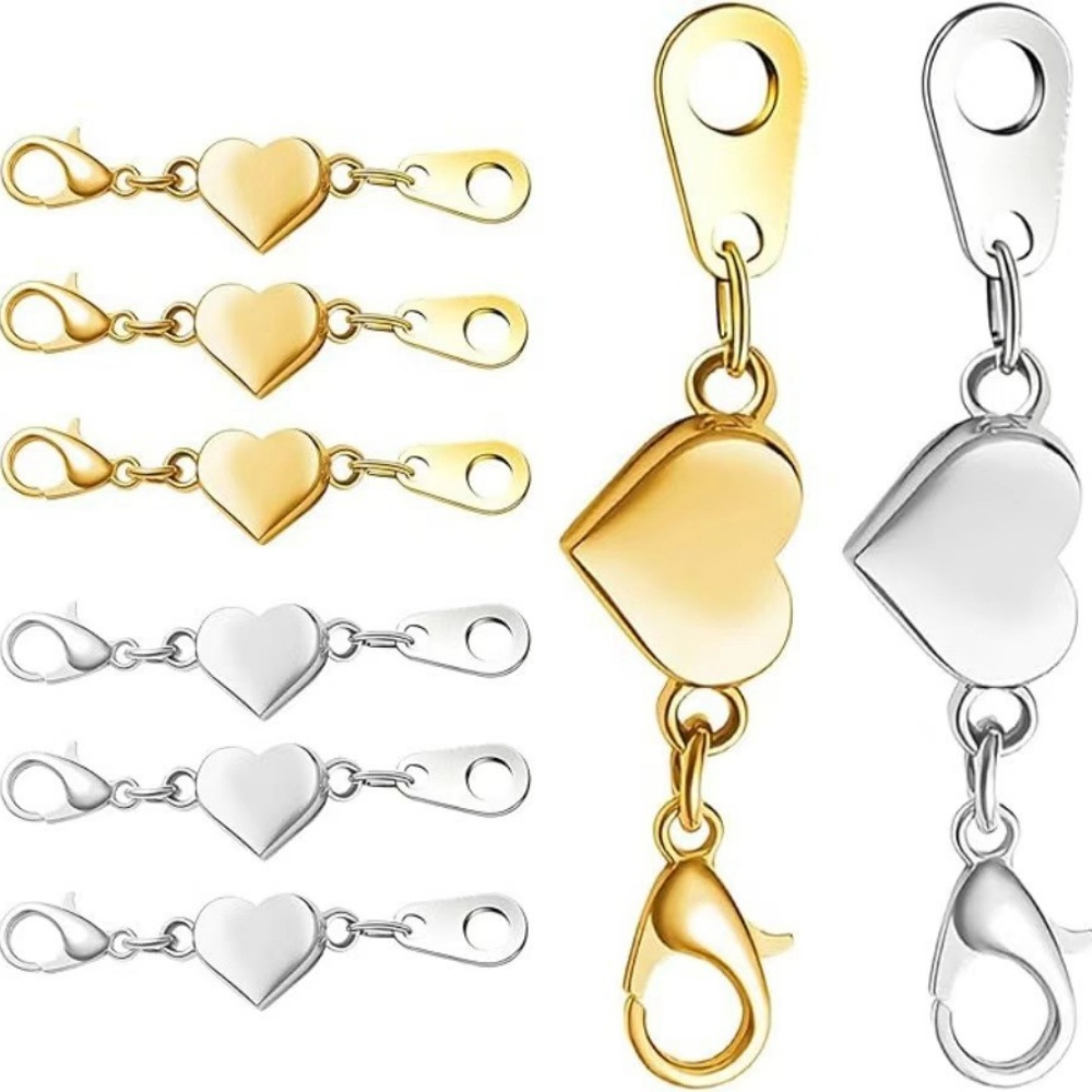 Lobster Clasp Silver - 5 Peças de Fechos Magnéticos Fortes