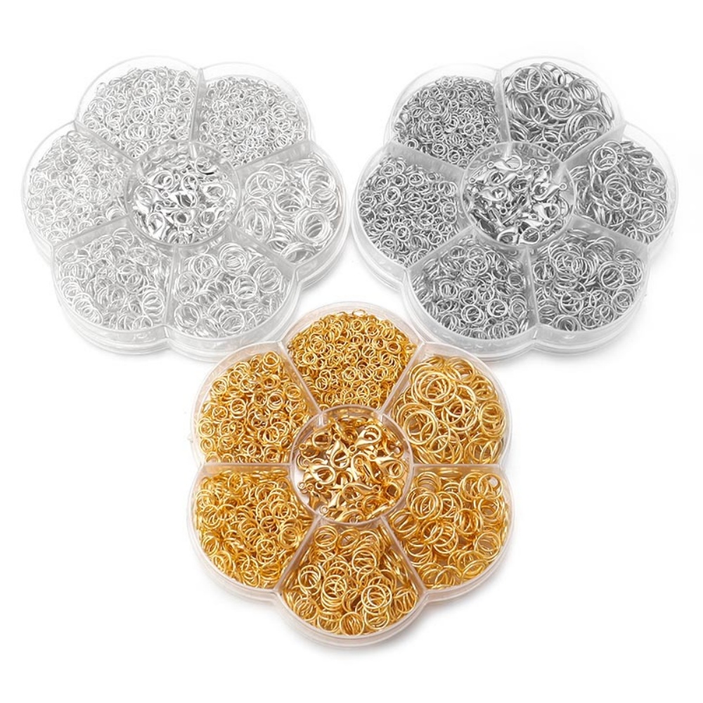 Jewelry Making For Beginners - 1 Caixa de Argolas Abertas para