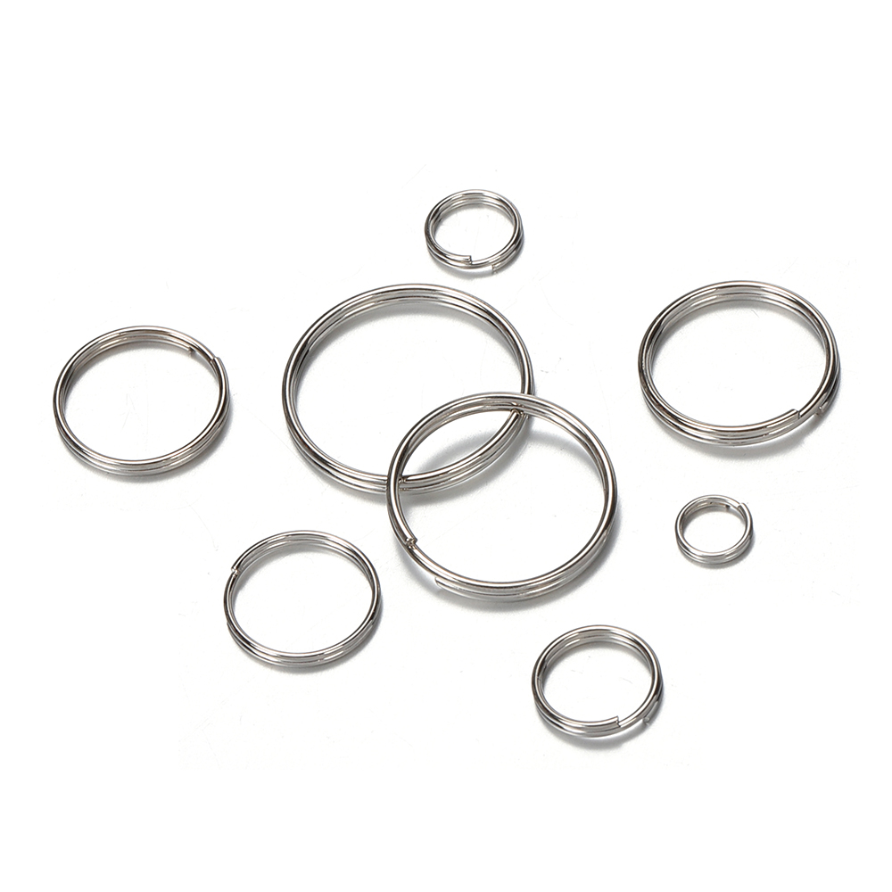 Jewelry Making Jump Rings - 50 peças de Conectores de Chaveiro