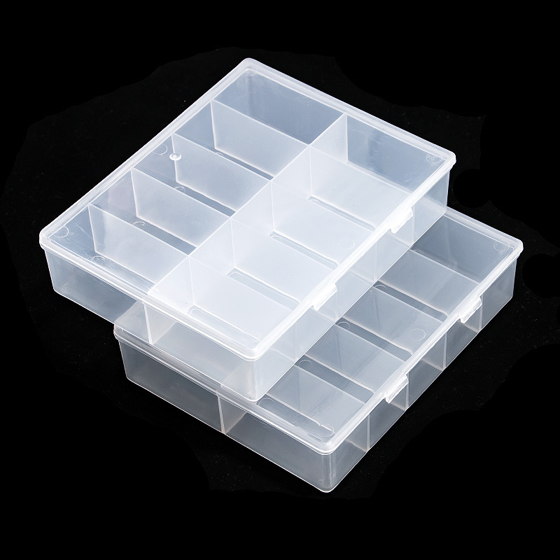 Jewelry Making Organizer Box - 10 grades caixa de armazenamento transparente