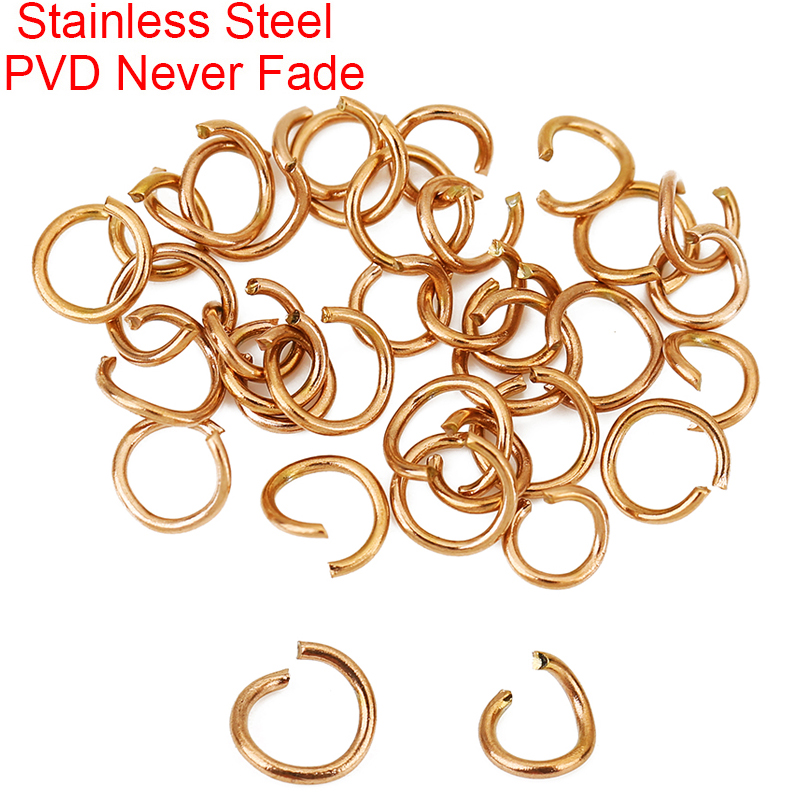 Jewelry Making Jump Rings - 100 peças de argolas abertas de