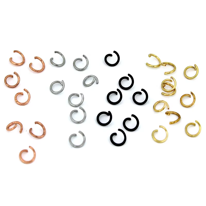 Jewelry Making Jump Rings - 200 peças 4/5mm de aço inoxidável