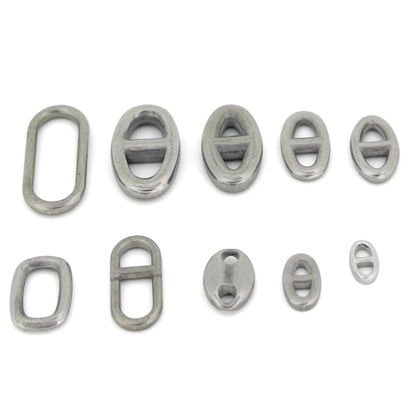 Jewelry Making Charms - 10 peças de aço inoxidável furo