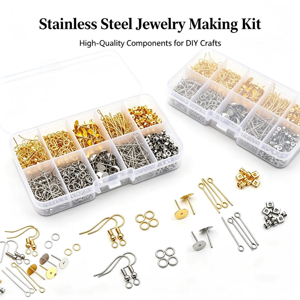 Jewelry Making Organizer Box - Conjunto de 1 Caixa com Ganchos