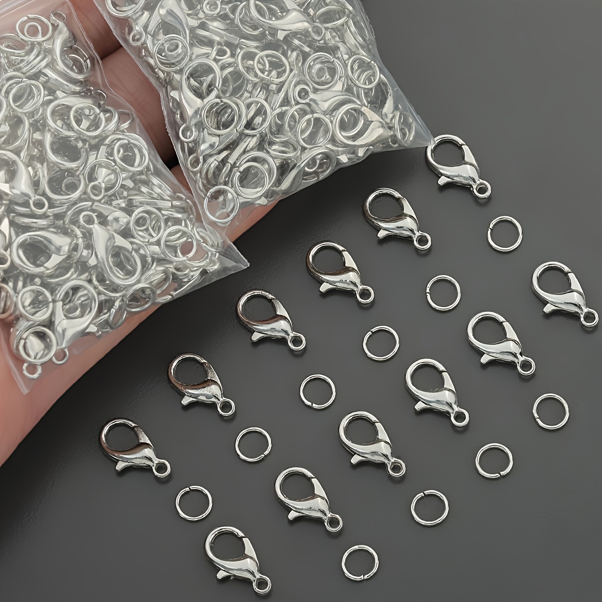 1/2/300 peças de Fechos Lagost - Jewelry Making Jump Rings avaliação e preço