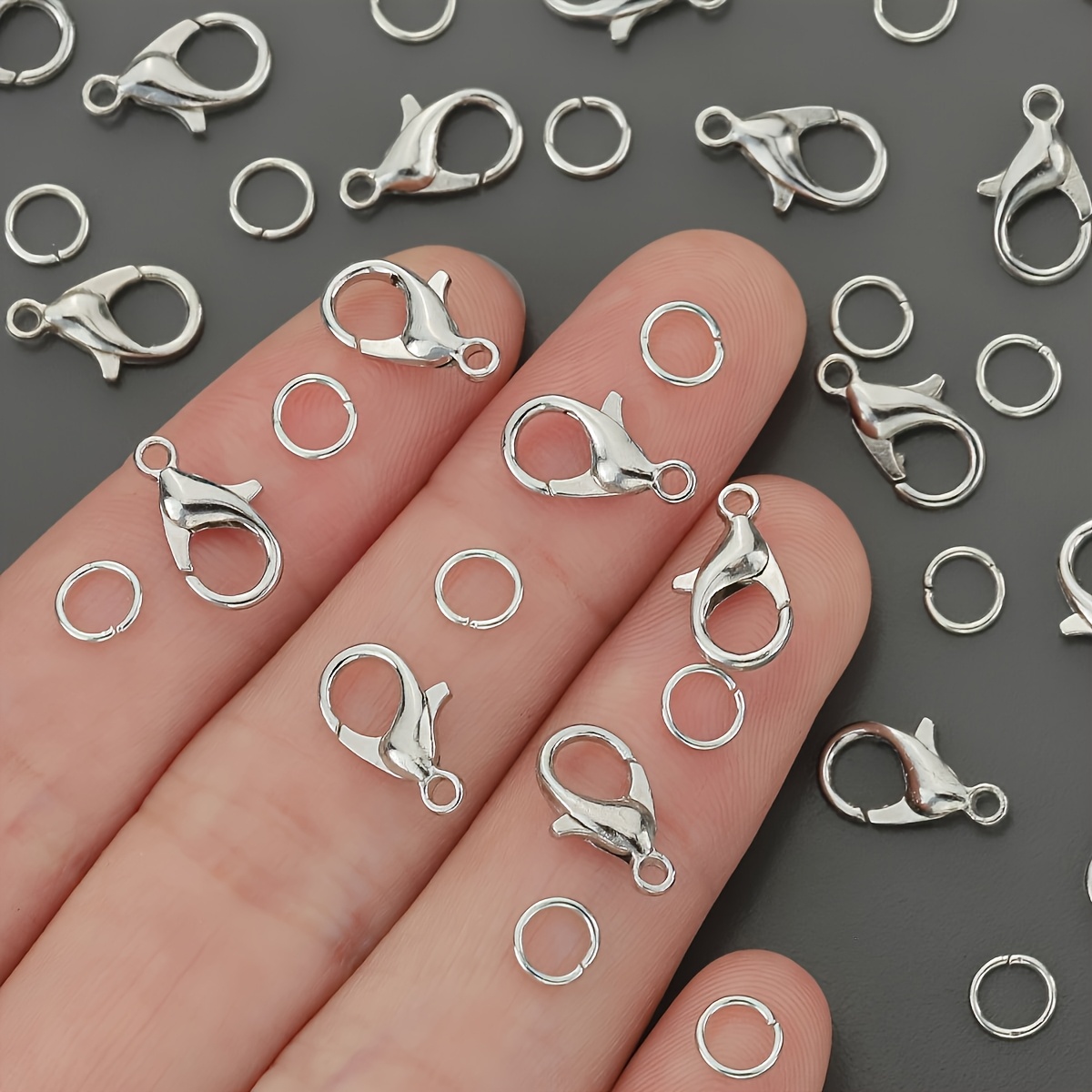 1/2/300 peças de Fechos Lagost - Jewelry Making Jump Rings avaliação e preço
