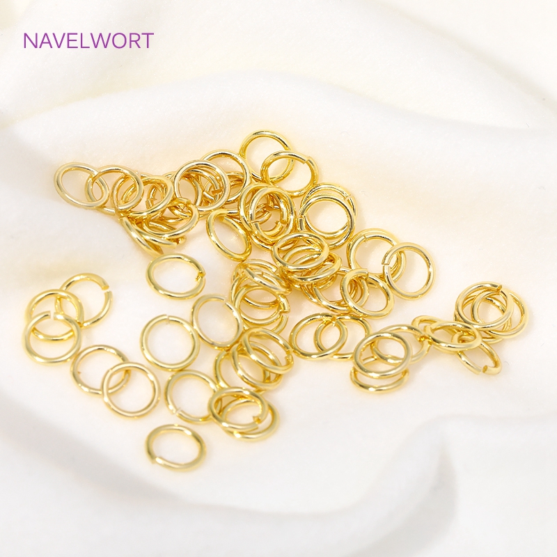 Anel dividido banhado a ouro 1 - Jewelry Making Jump Rings avaliação e preço