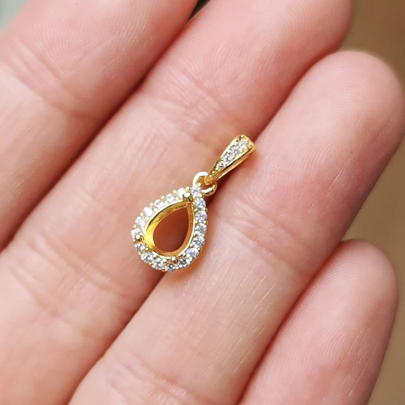 925 Sterling Silver Gemstone P - Jewelry Making Paris avaliação e preço
