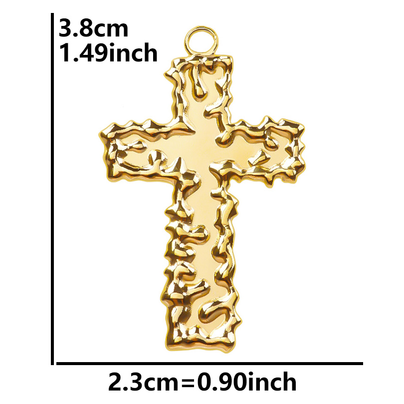 Aço inoxidável Cruz Pingente,  - Jewelry Making For Seniors avaliação e preço