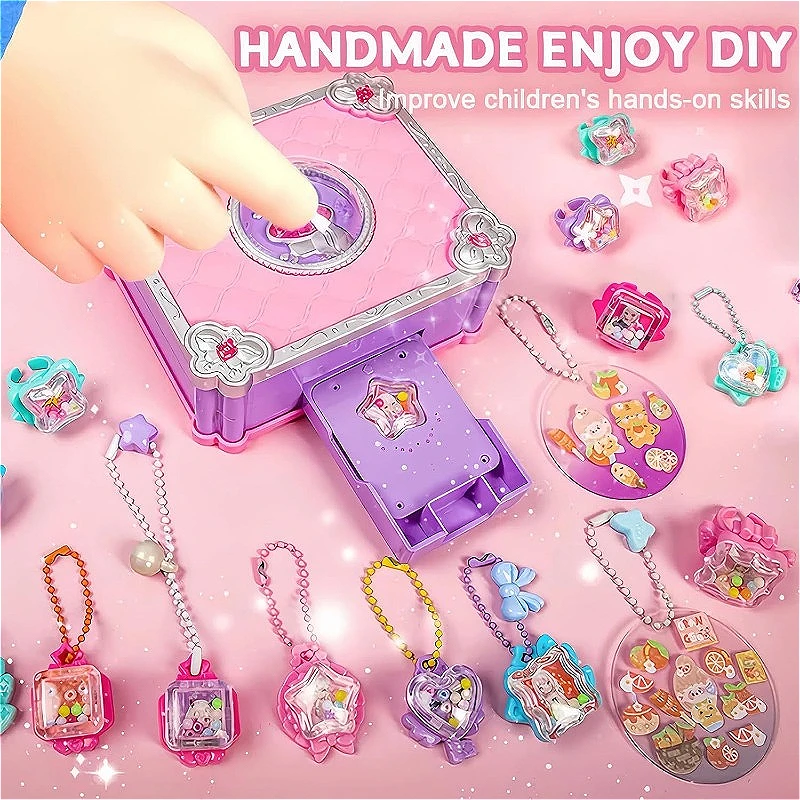 Kit de fabricante de adesivos  - Jewelry Making Kit For Kids avaliação e preço