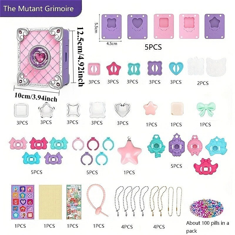 Kit de fabricante de adesivos  - Jewelry Making Kit For Kids avaliação e preço