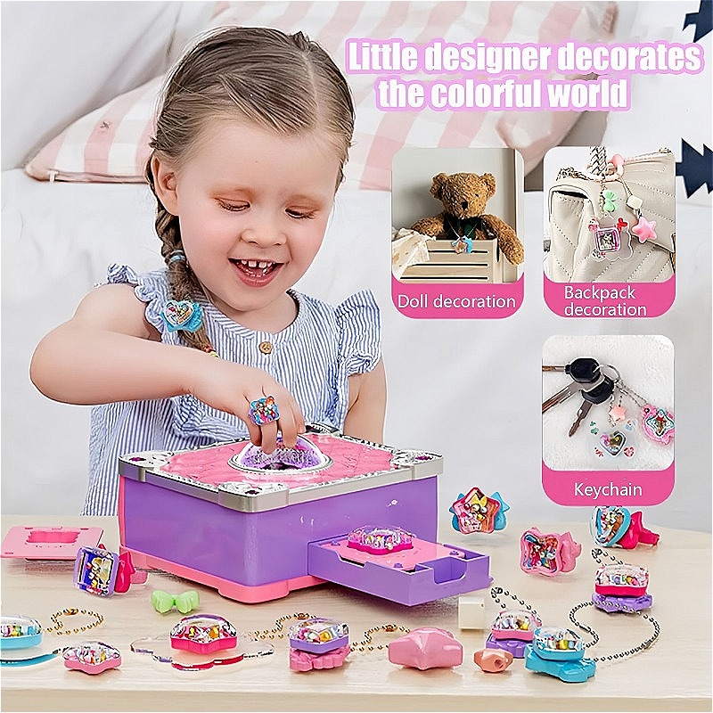 Kit de fabricante de adesivos  - Jewelry Making Kit For Kids avaliação e preço