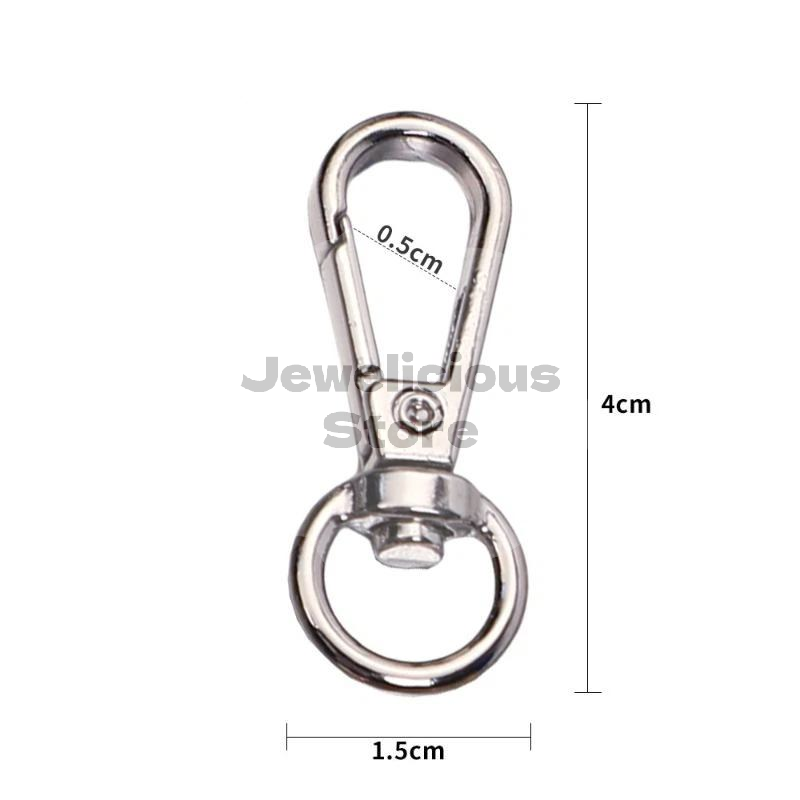 2 Peças de Fechos Giratórios T - Lobster Clasp Silver avaliação e preço