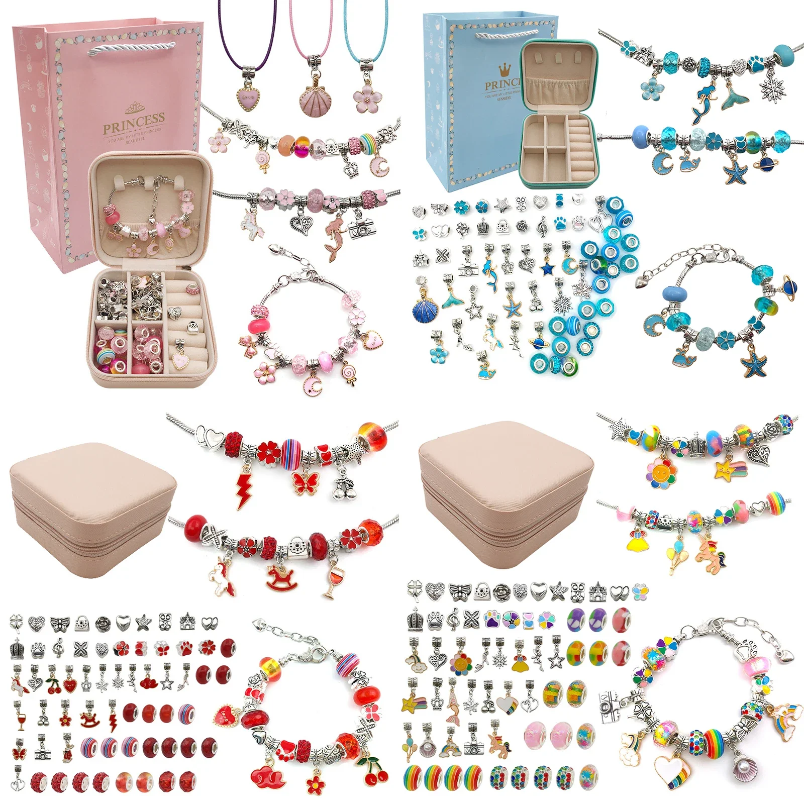 Charm Bracelet Making Kit para - Jewelry Making Kit For Kids avaliação e preço