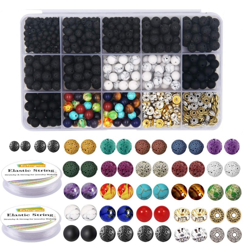 Conjunto de 715 peças de conta - Jewelry Making For Beginners avaliação e preço