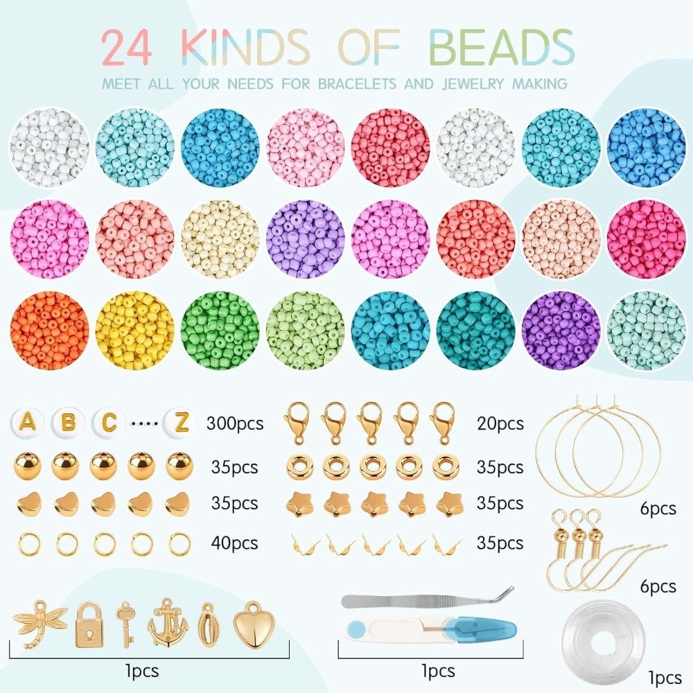 Kit de Fabricação de Joias DIY - Jewelry Making Kit For Kids avaliação e preço