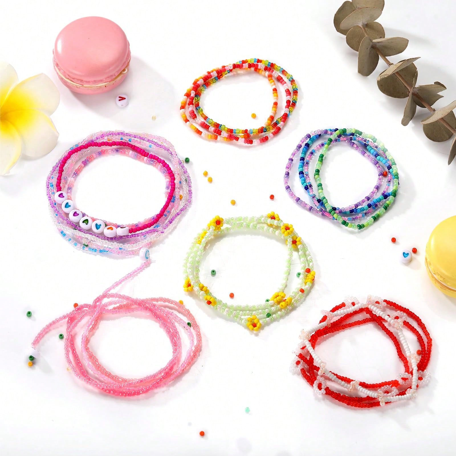 5760 peças, caixa com 24 compa - Jewelry Making Kit For Kids avaliação e preço