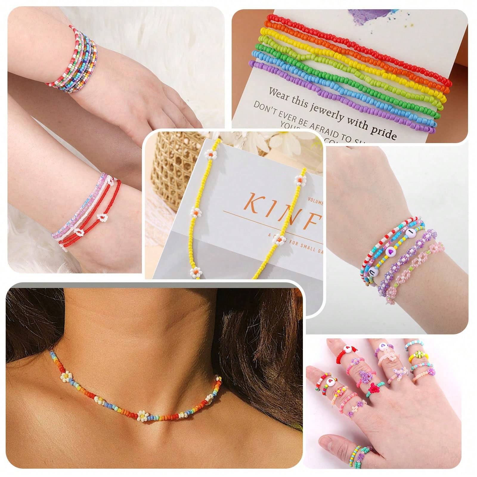 5760 peças, caixa com 24 compa - Jewelry Making Kit For Kids avaliação e preço