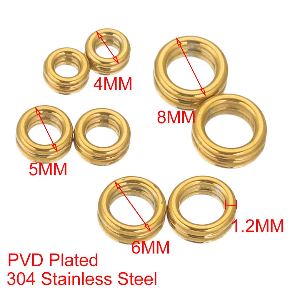 Anéis de salto fechados de aço - Jewelry Making Jump Rings avaliação e preço