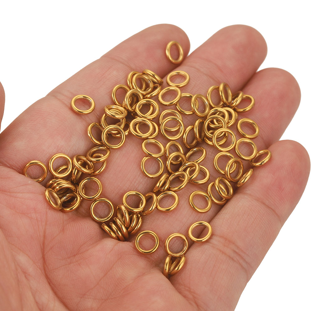 Anéis de salto fechados de aço - Jewelry Making Jump Rings avaliação e preço