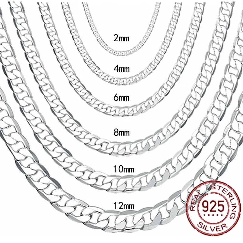 Colar de prata esterlina 925 m - Lobster Clasp Silver avaliação e preço
