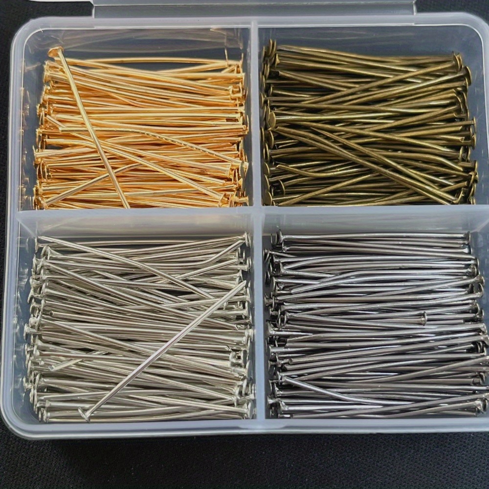 400 peças de Alfinetes de Cabe - Jewelry Making Box avaliação e preço