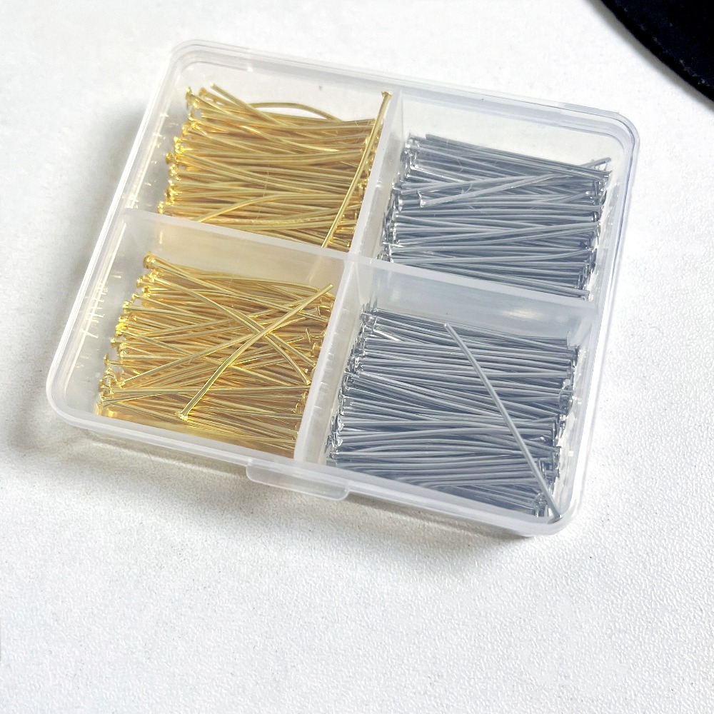 400 peças de Alfinetes de Cabe - Jewelry Making Box avaliação e preço