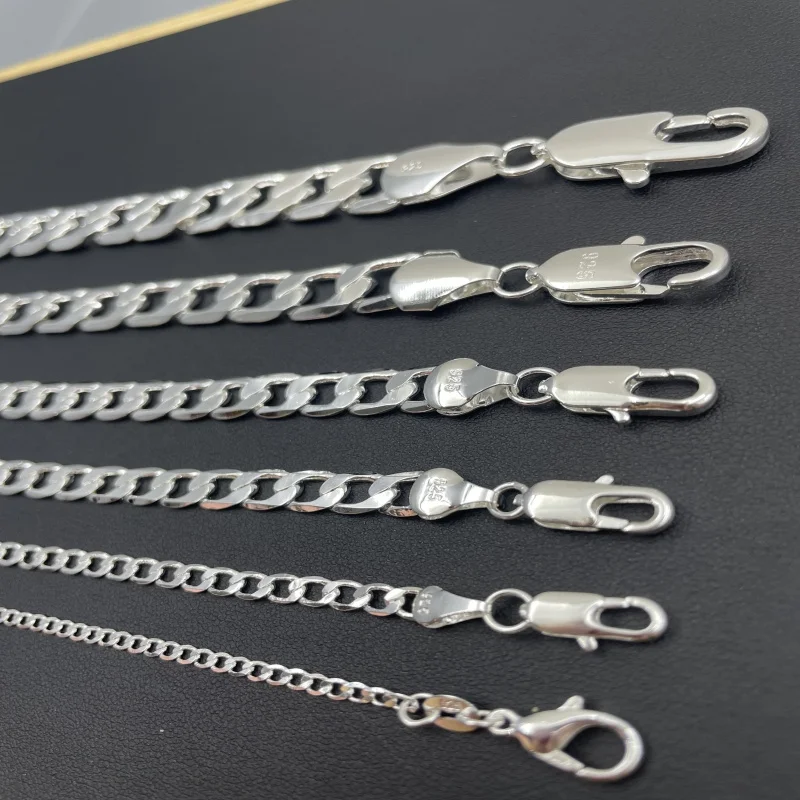 Colar de prata esterlina 925 m - Lobster Clasp Silver avaliação e preço
