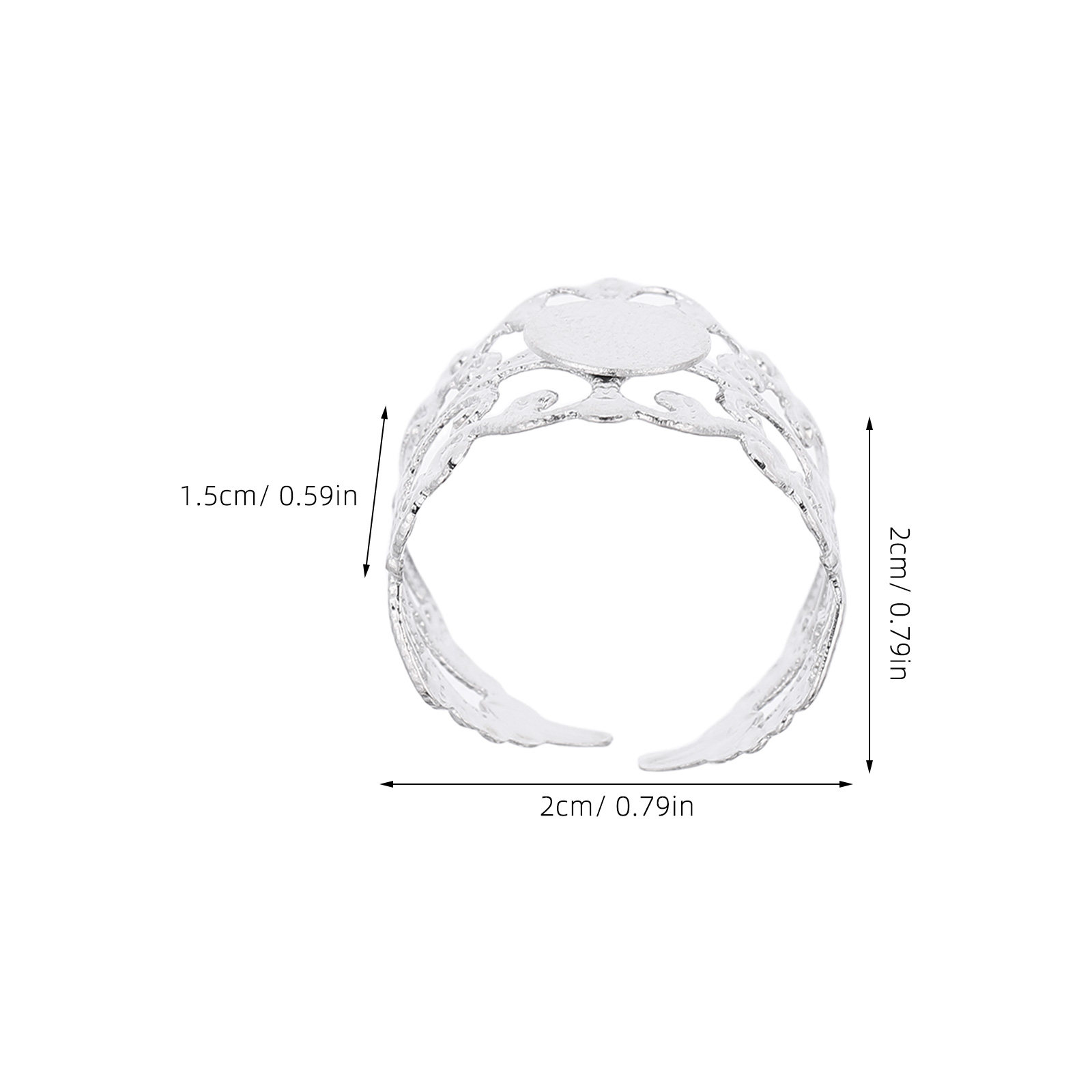50 Peças de Base Ajustável par - Ring Blank Adjustable avaliação e preço