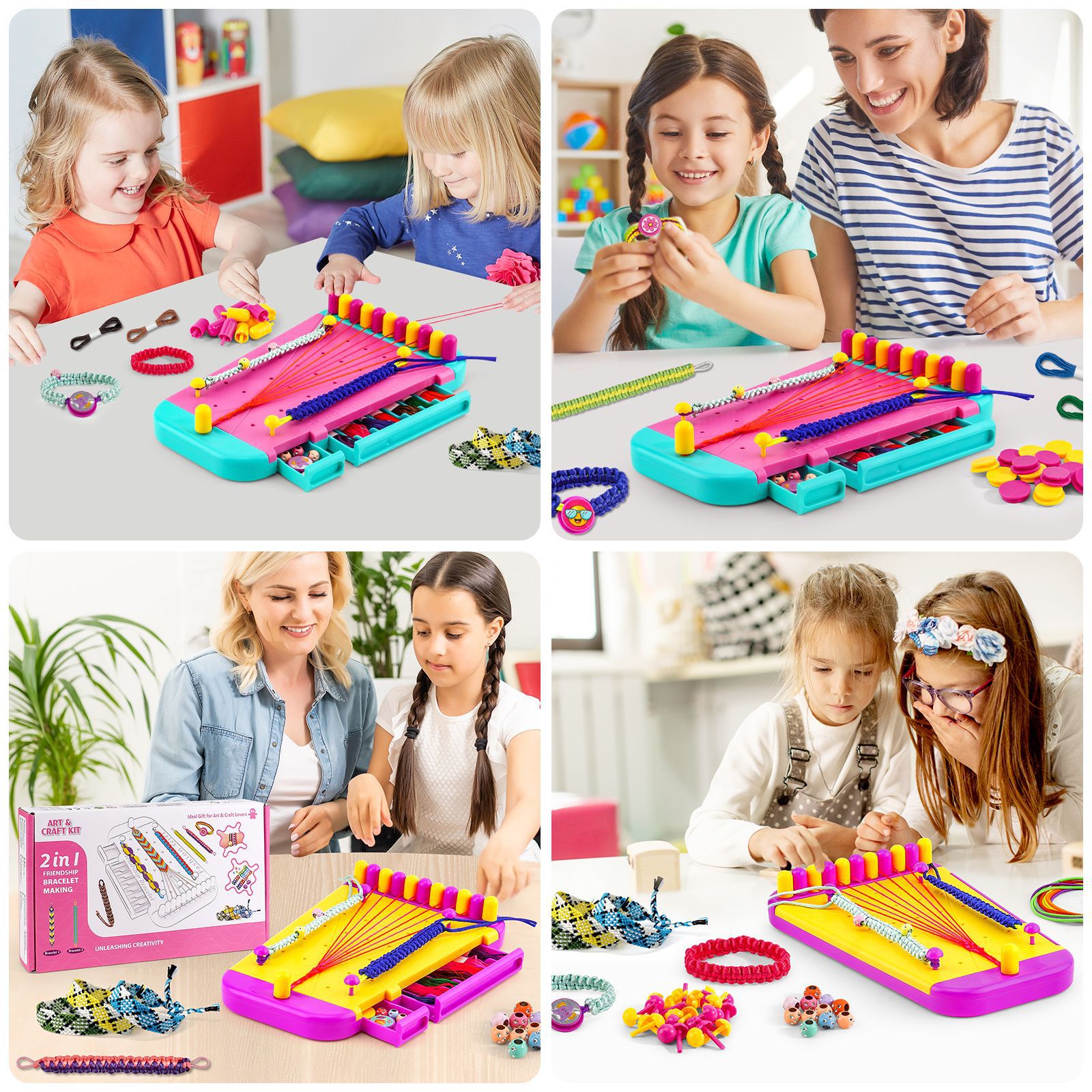 Pulseira fazendo kit de brinqu - Jewelry Making Kit For Kids avaliação e preço