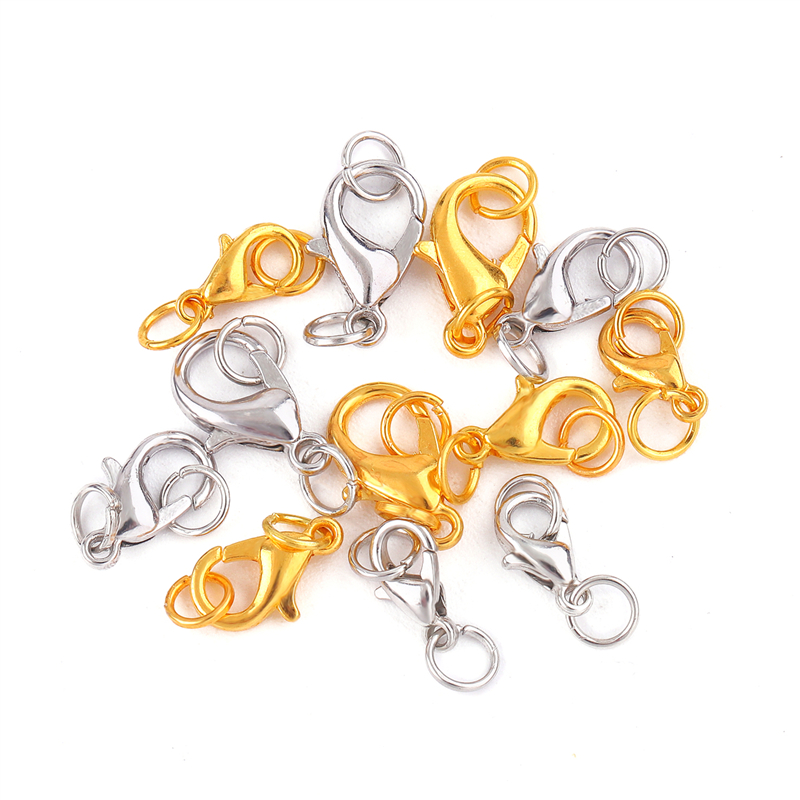 Conjunto de 10 Fechos Lagosta  - Jewelry Making Jump Rings avaliação e preço