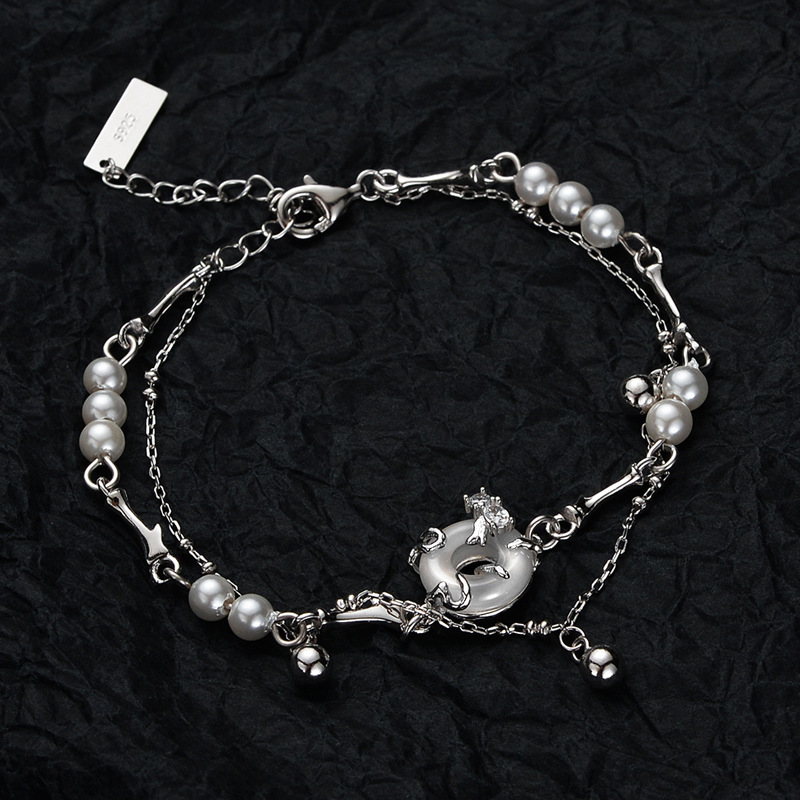 F.I.S-Pulseira Handmade Shell  - Lobster Clasp Silver avaliação e preço