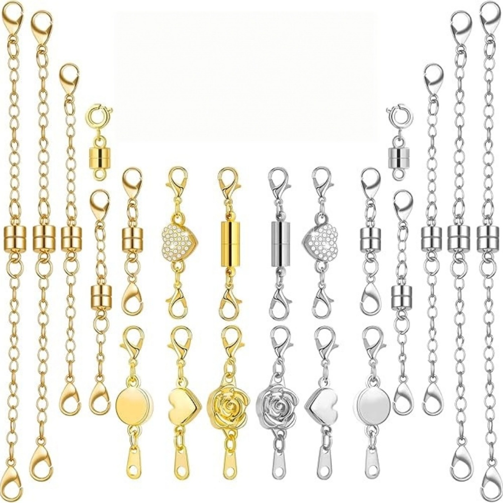 5 Peças de Fechos Magnéticos F - Lobster Clasp Silver avaliação e preço