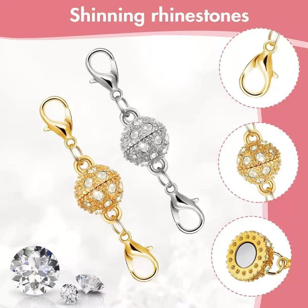 5 Peças de Fechos Magnéticos F - Lobster Clasp Silver avaliação e preço