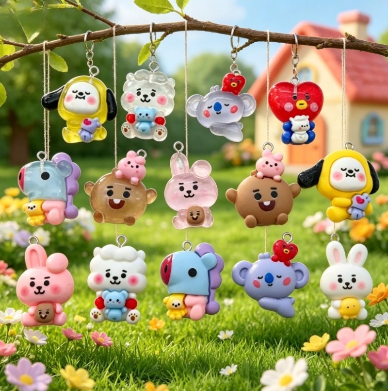 7 peças de pingentes de resina - Jewelry Making Necklaces avaliação e preço