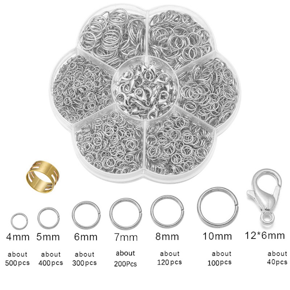 1 Caixa de Argolas Abertas par - Jewelry Making For Beginners avaliação e preço