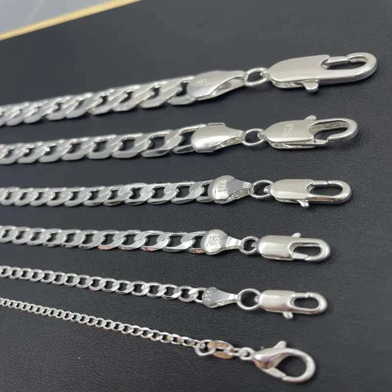 Colar de prata esterlina 925 m - Lobster Clasp Silver avaliação e preço