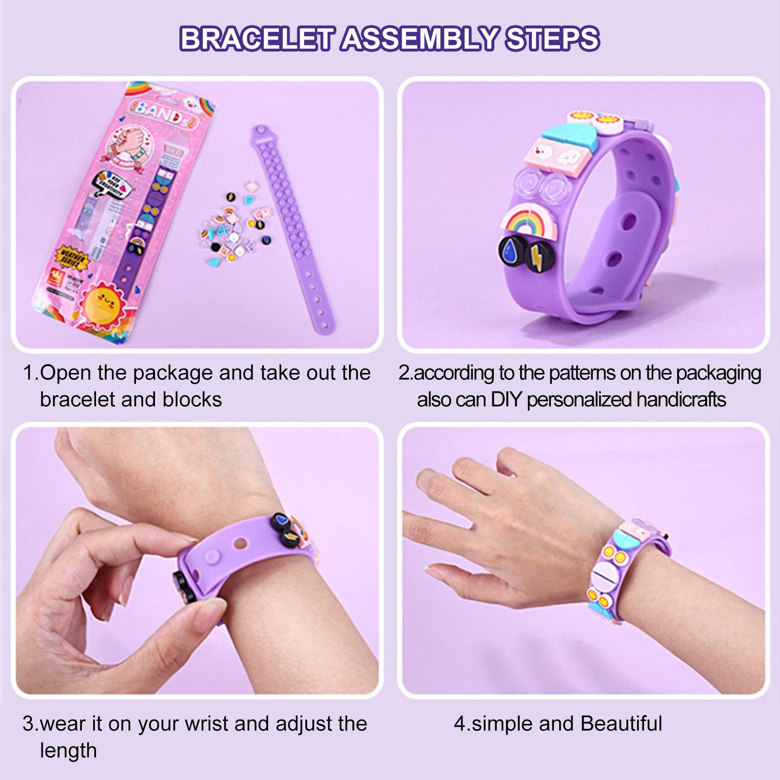 Blocos de Construção Pulseiras - Jewelry Making Kit For Kids avaliação e preço