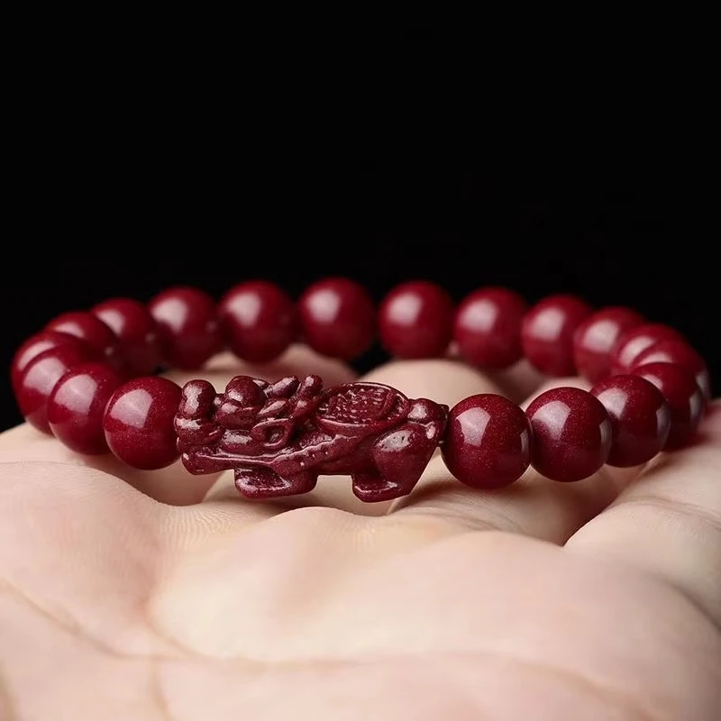 Pulseira de Cinábrio Natural F - Jewelry Making For Seniors avaliação e preço