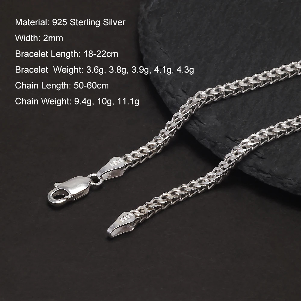 2mm 925 prata esterlina franco - Lobster Clasp Silver avaliação e preço